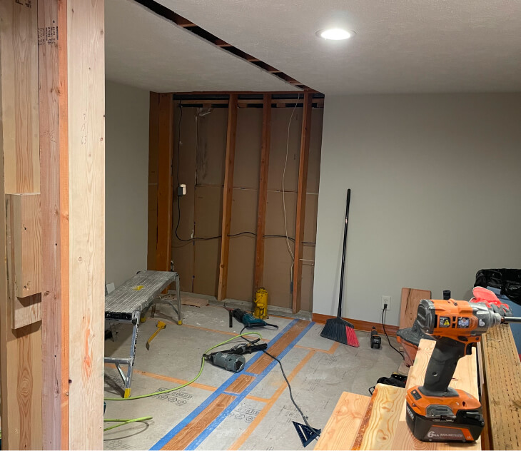 Veteran accessibility project - elevator installation coordination by Camco Construction Spokane WA