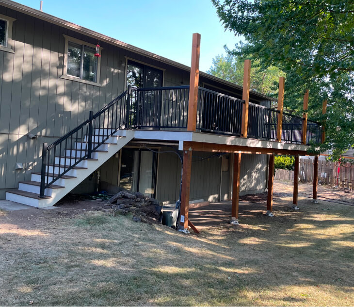 Custom deck construction Spokane WA - Camco Construction E Sumac