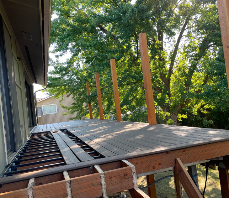 Camco Construction deck exterior - E Sumac Spokane WA