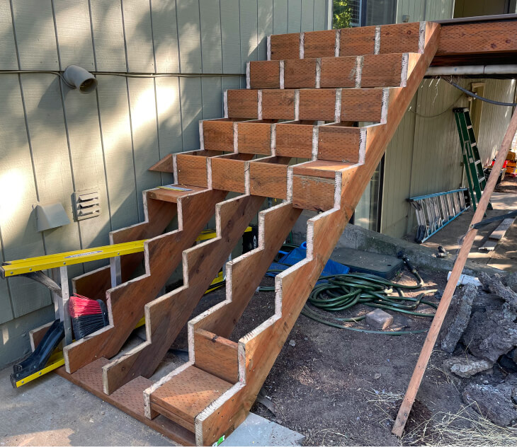 Deck build by Camco Construction - E Sumac property Spokane WA