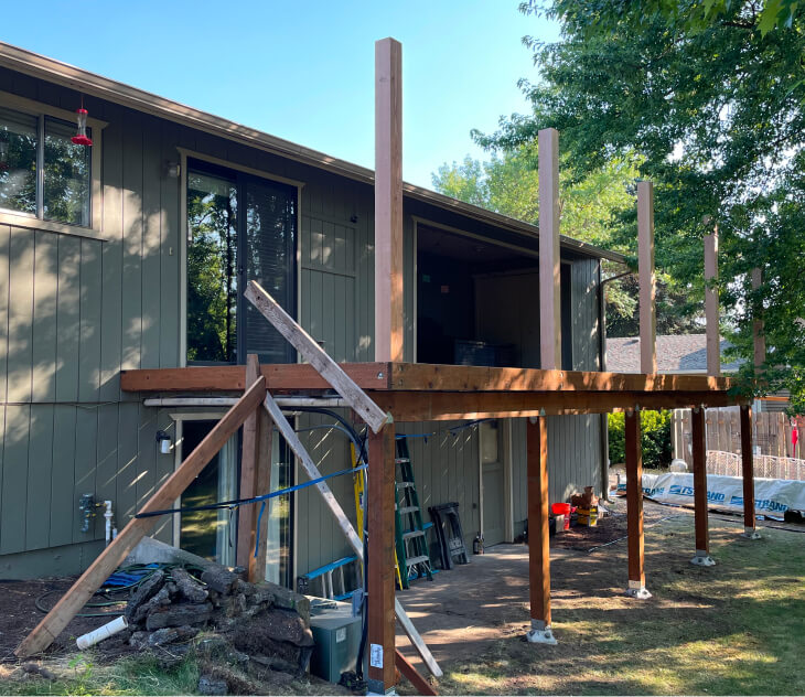 E Sumac deck project by Camco Construction - Spokane WA