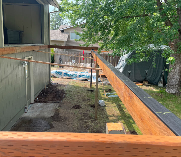 Custom deck completion - Camco Construction E Sumac Spokane WA