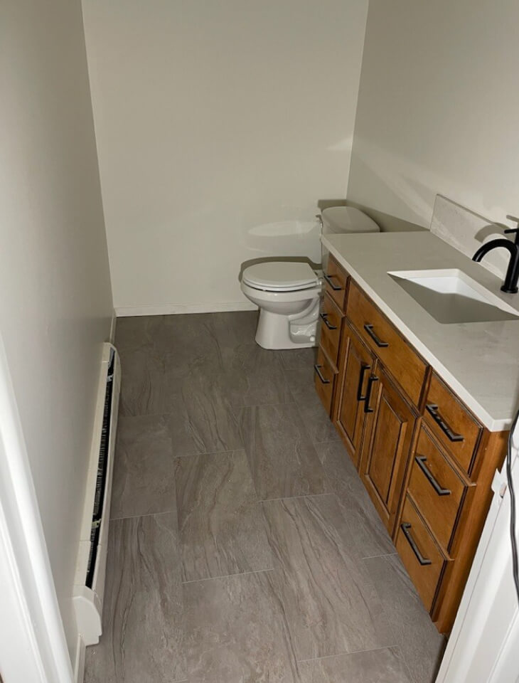 Remodeled living space by Camco Construction - Magnolia Spokane WA